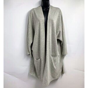 Donni Women's Sandwash Ribbed Cardigan Tight-Knit Duster One SIze NWT